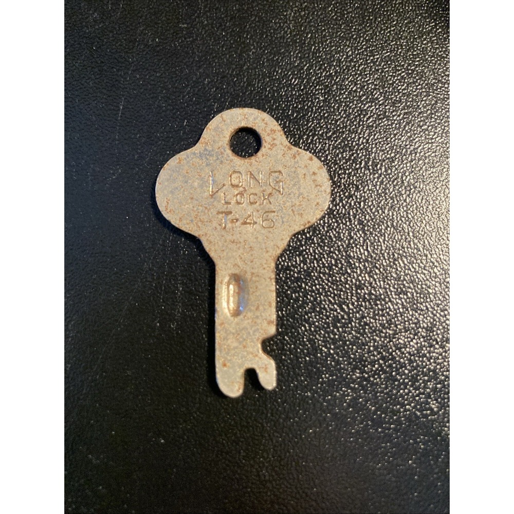 Long Lock Company‎ Vintage Key T-46 Petersburg Virginia USA